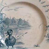 4 plates iron earth Gien model Ducks