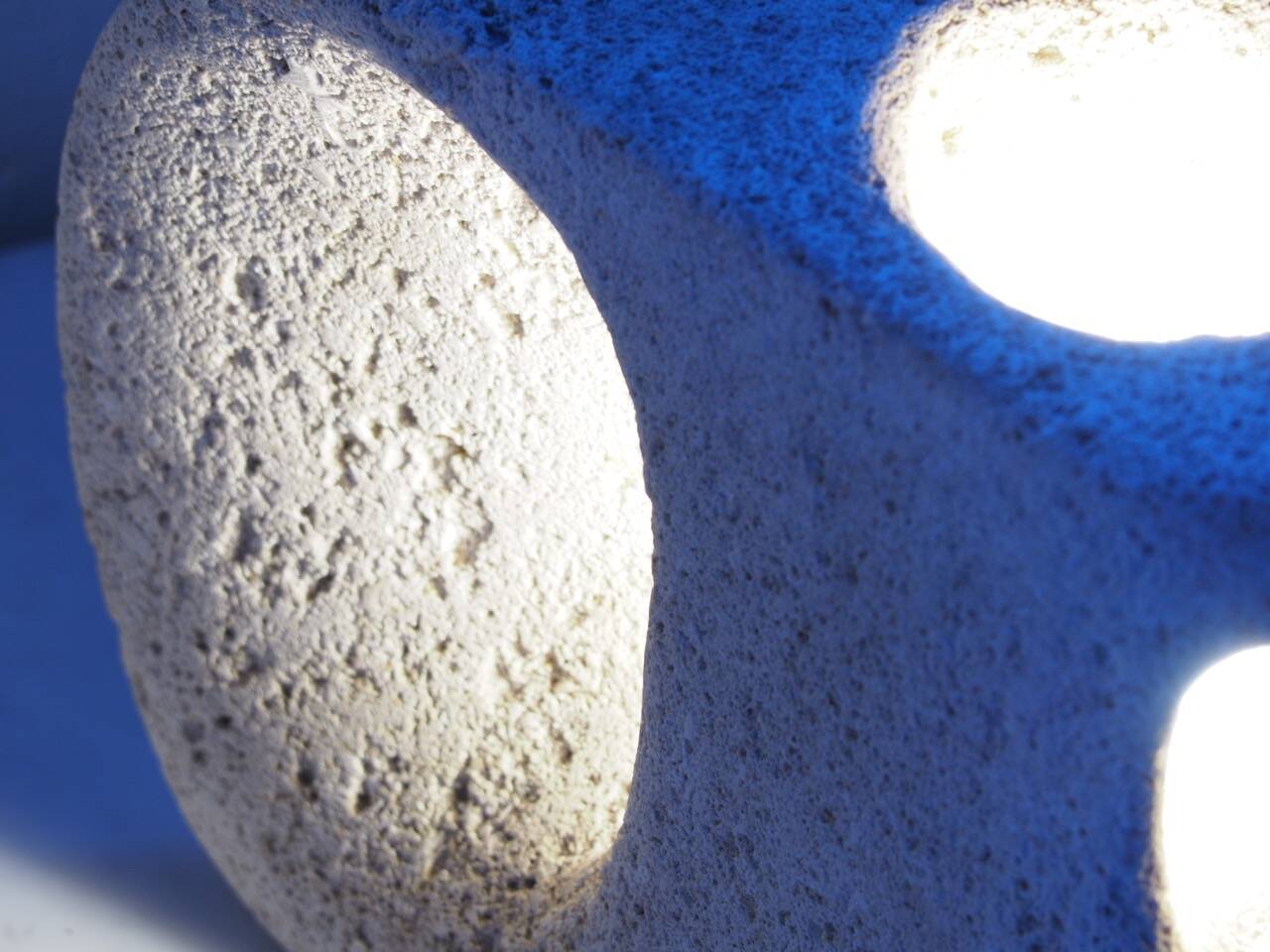 Sculpted stone lamp attributed to albert tormos