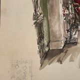 Painting decorative art interior architecture 30-50s
