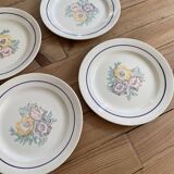 4 antique flat plates from ADP manufacture