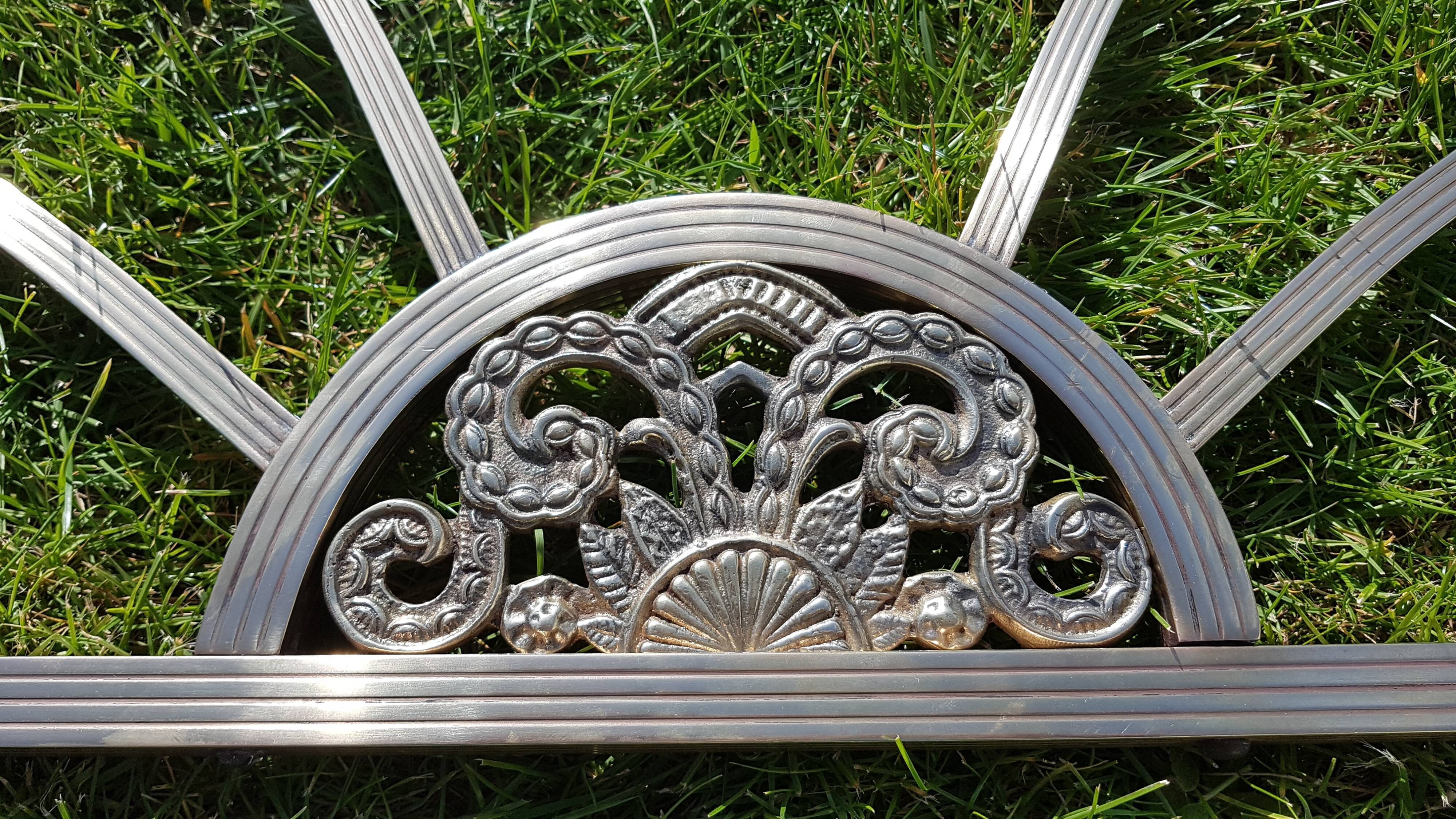 Art deco brass and bronze bed 1900