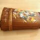 Handmade handpainted wooden umbrella stand - Vintage