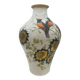 Decorated ceramic vase signed Pecchioli 1950s