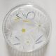 Coupe en verre Walther glass papillon et fleurs