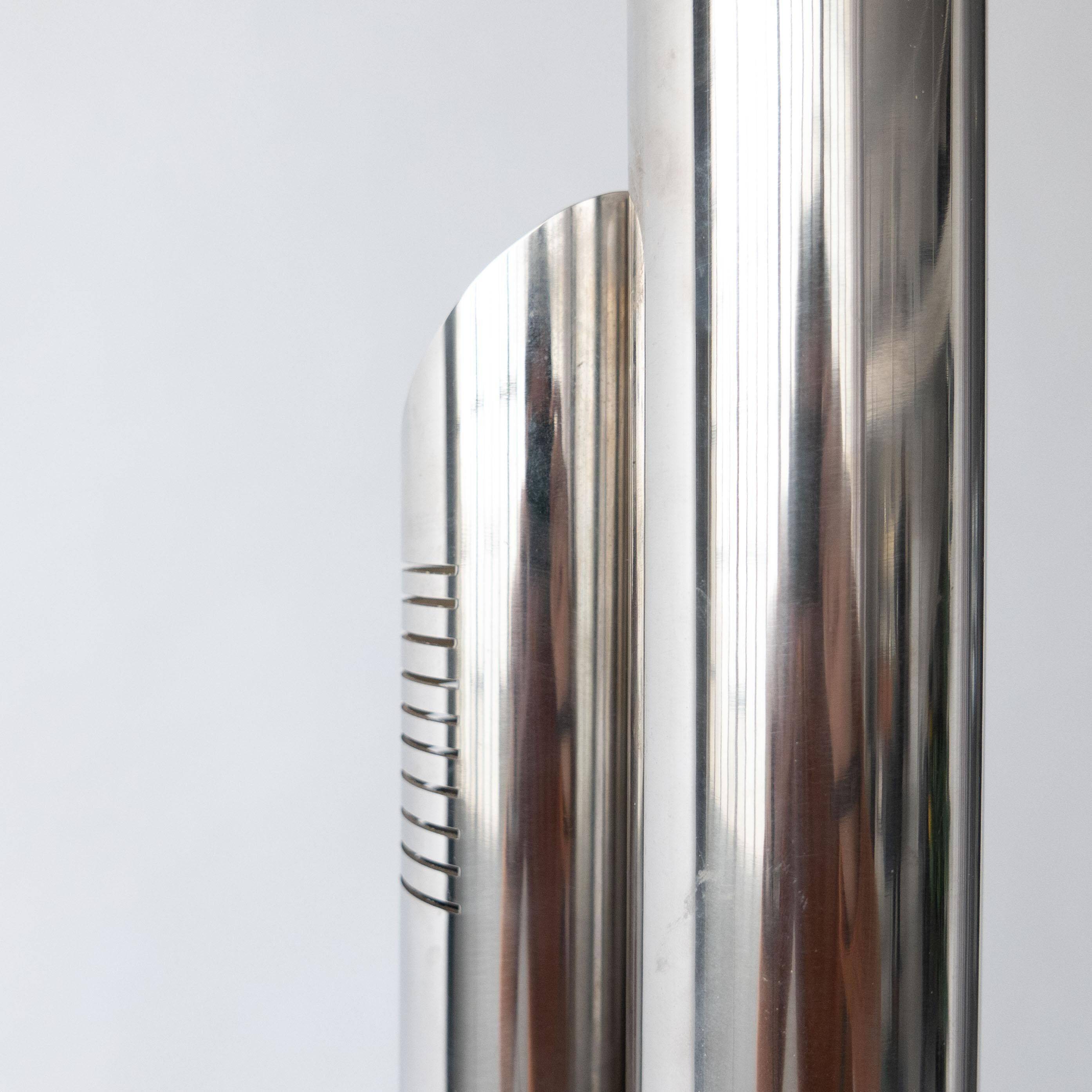 Lampadaire chromé par Goffredo Reggiani