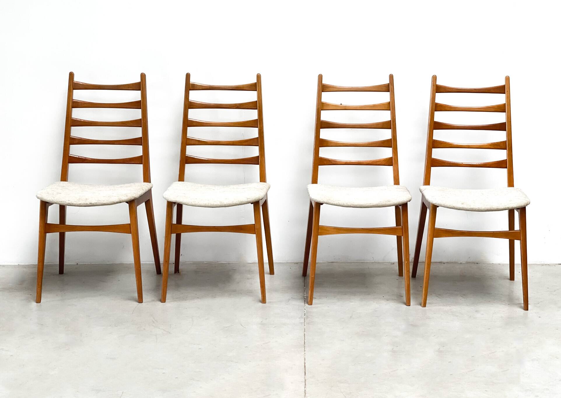 set of four Danish dining chairs