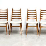 set of four Danish dining chairs