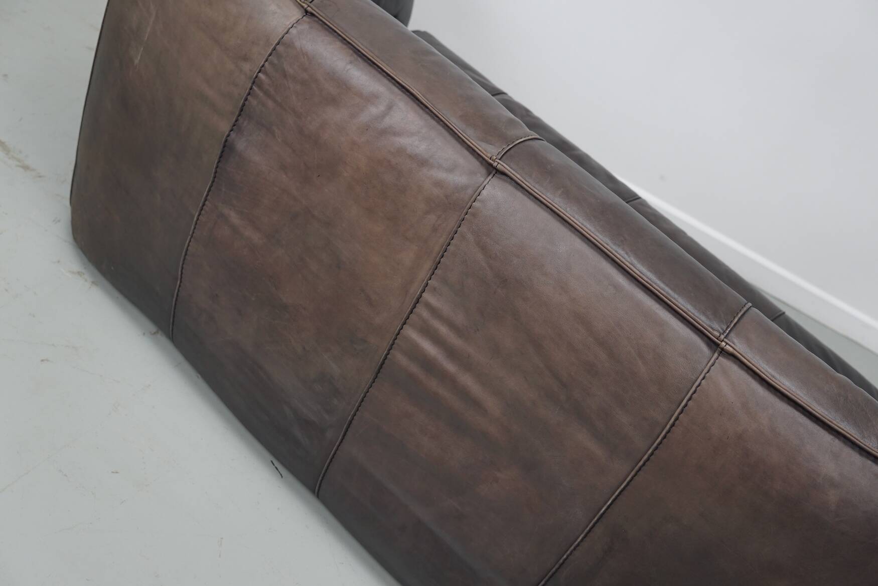 Brown Leather Andes Sofa by Gerard van den Berg for Montis, 1970s