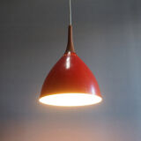 Vintage Danish Red metal suspension