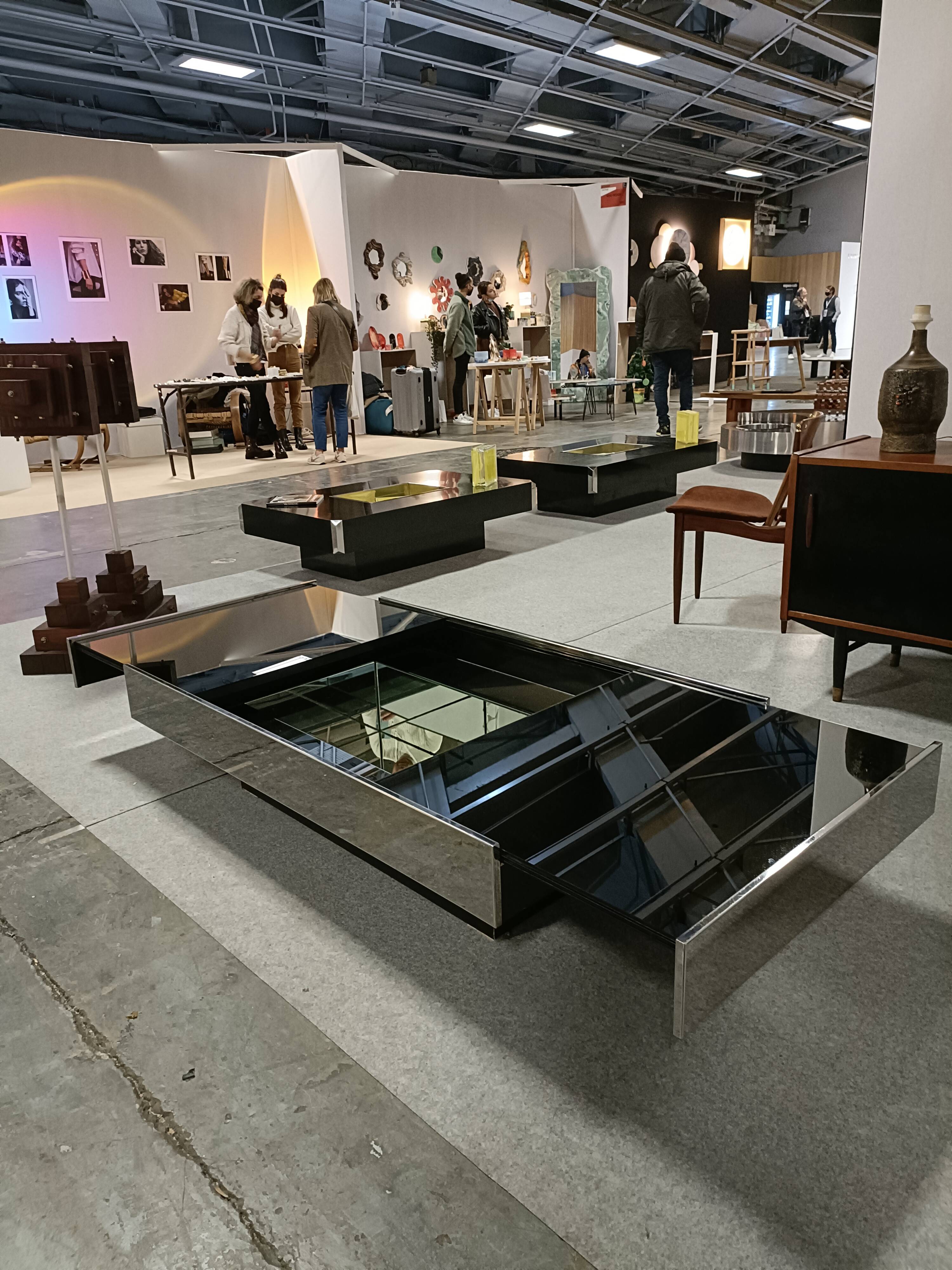 Table basse bar Willy Rizzo