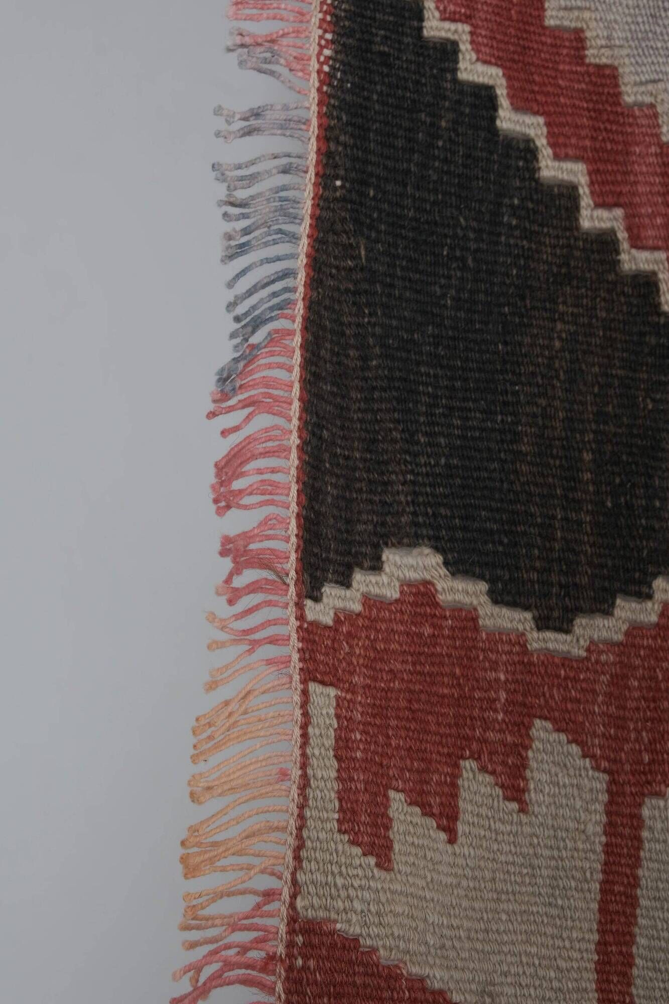 Vintage Turkish hallway rug 140x369 cm