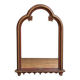 neogothic poly-lobed mirror in carved and gilded wood – 20th century