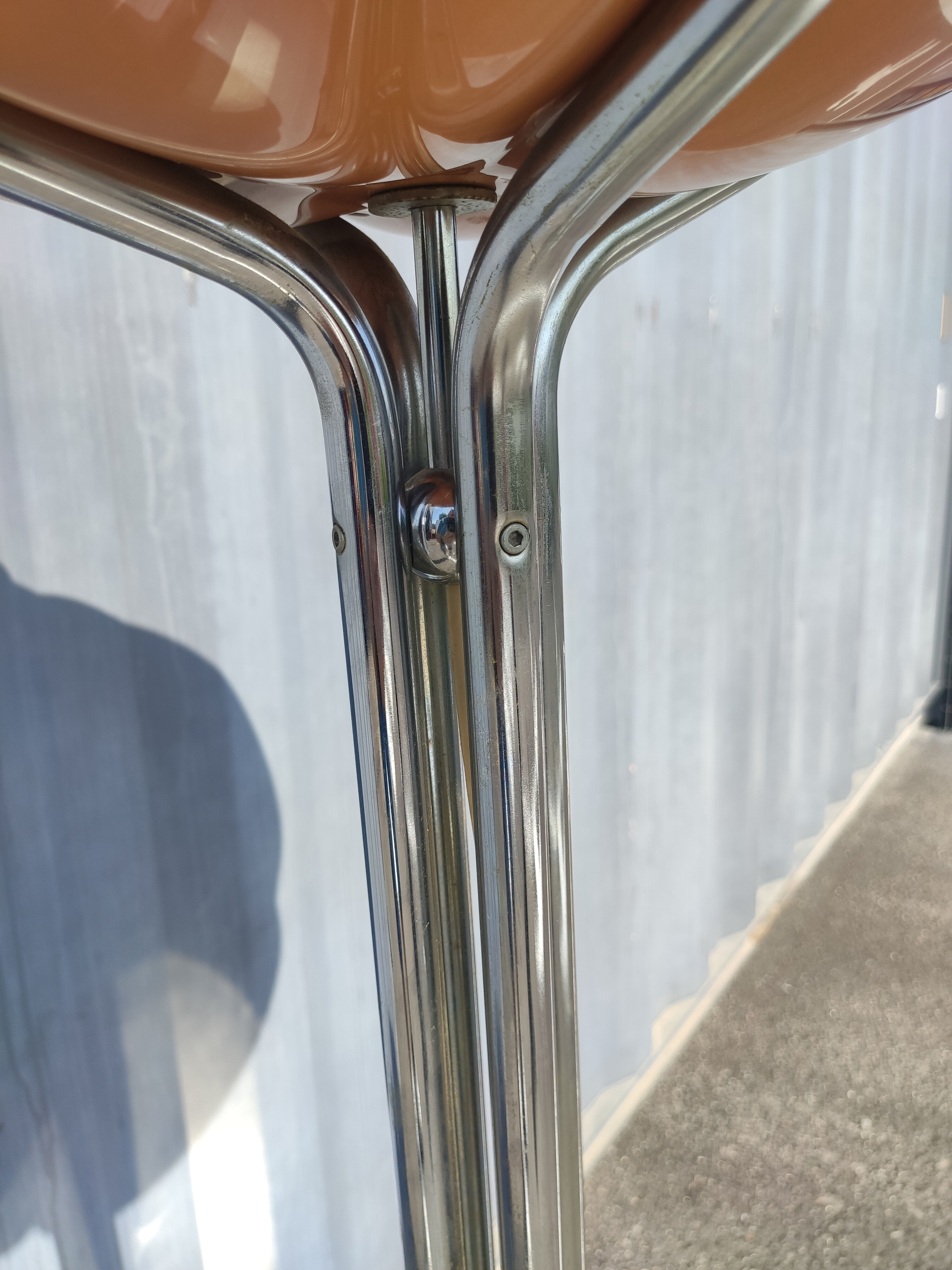 Floor lamp Guzzini "Quadrifoglio" Gae Aulenti circa 1970