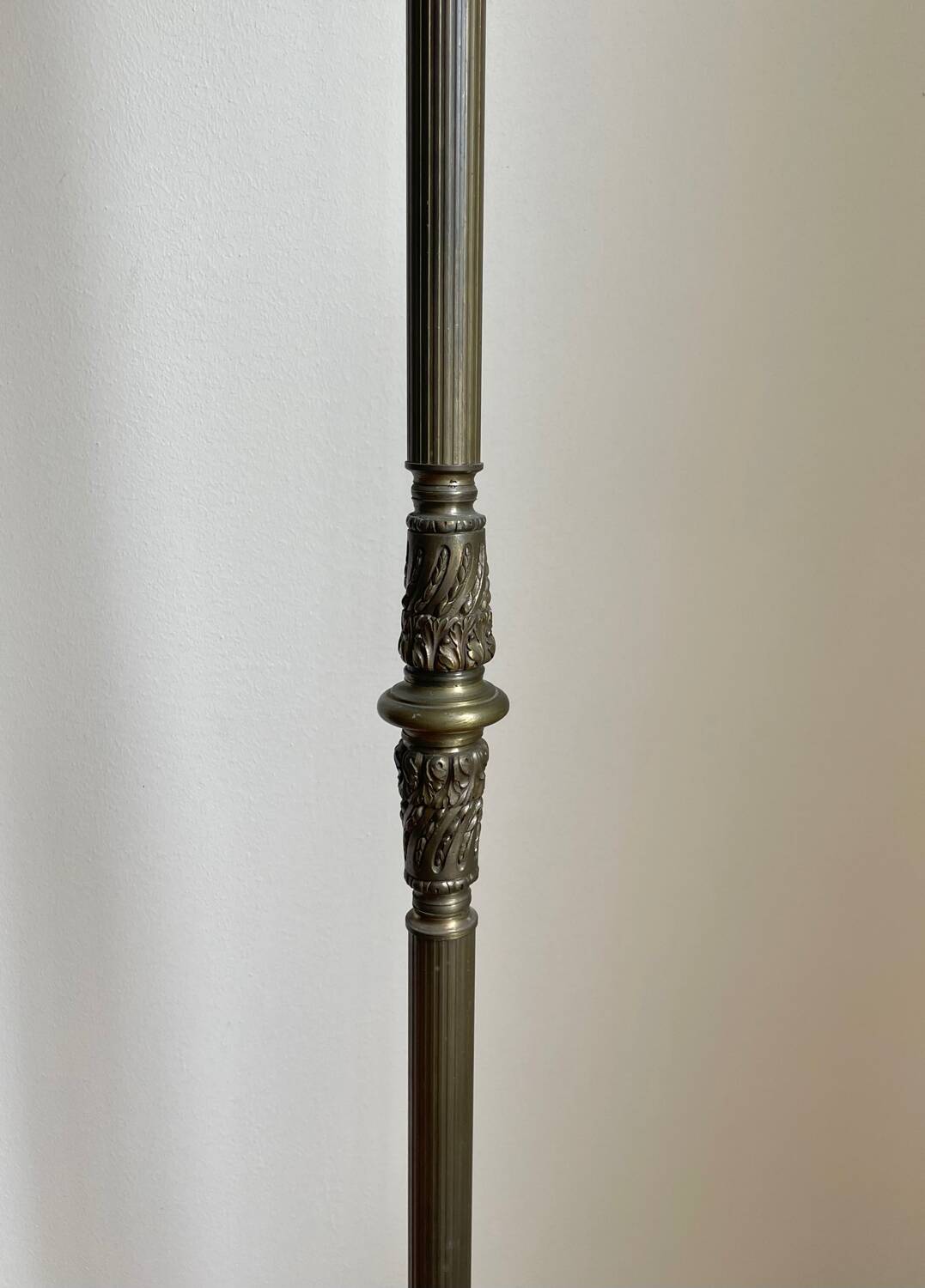 Old bronze floor lamp
