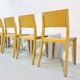 Vintage beech dining chairs, 1980s, set of 8