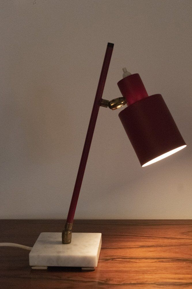Desk Lamp with Marble Base