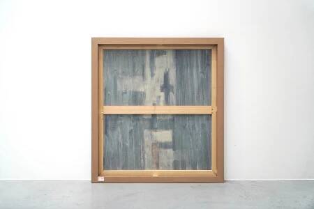 Jozef Mees, Lyrical Abstract Oil on Panel 1978
