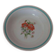 Hollow earthenware dish Saint Amand early twentieth floral decoration