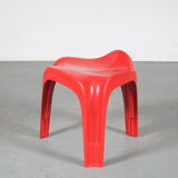2000s Red “Casalino” stool by Alexander Begge for Casala, Germany