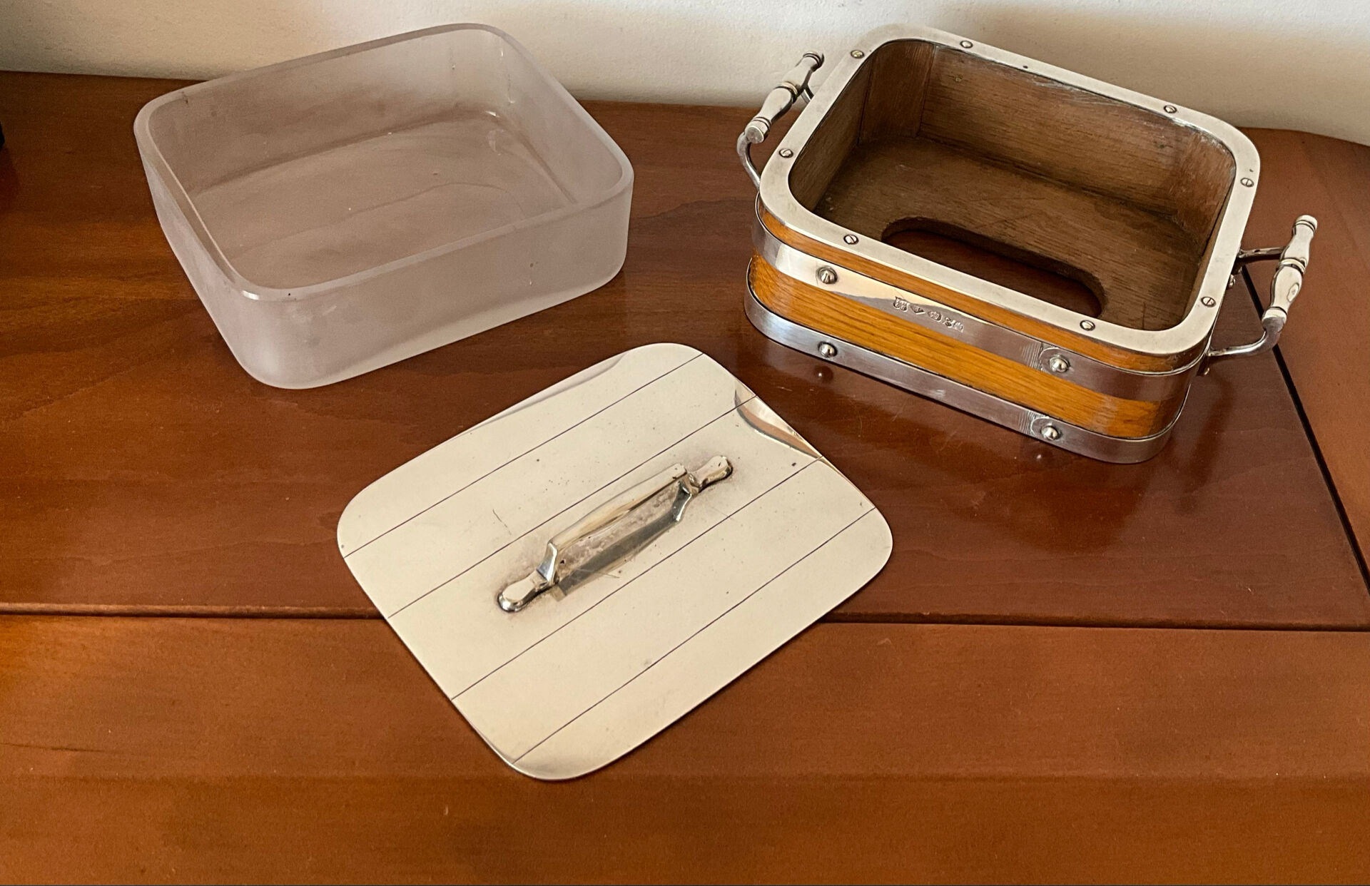 Victorian butter dish
