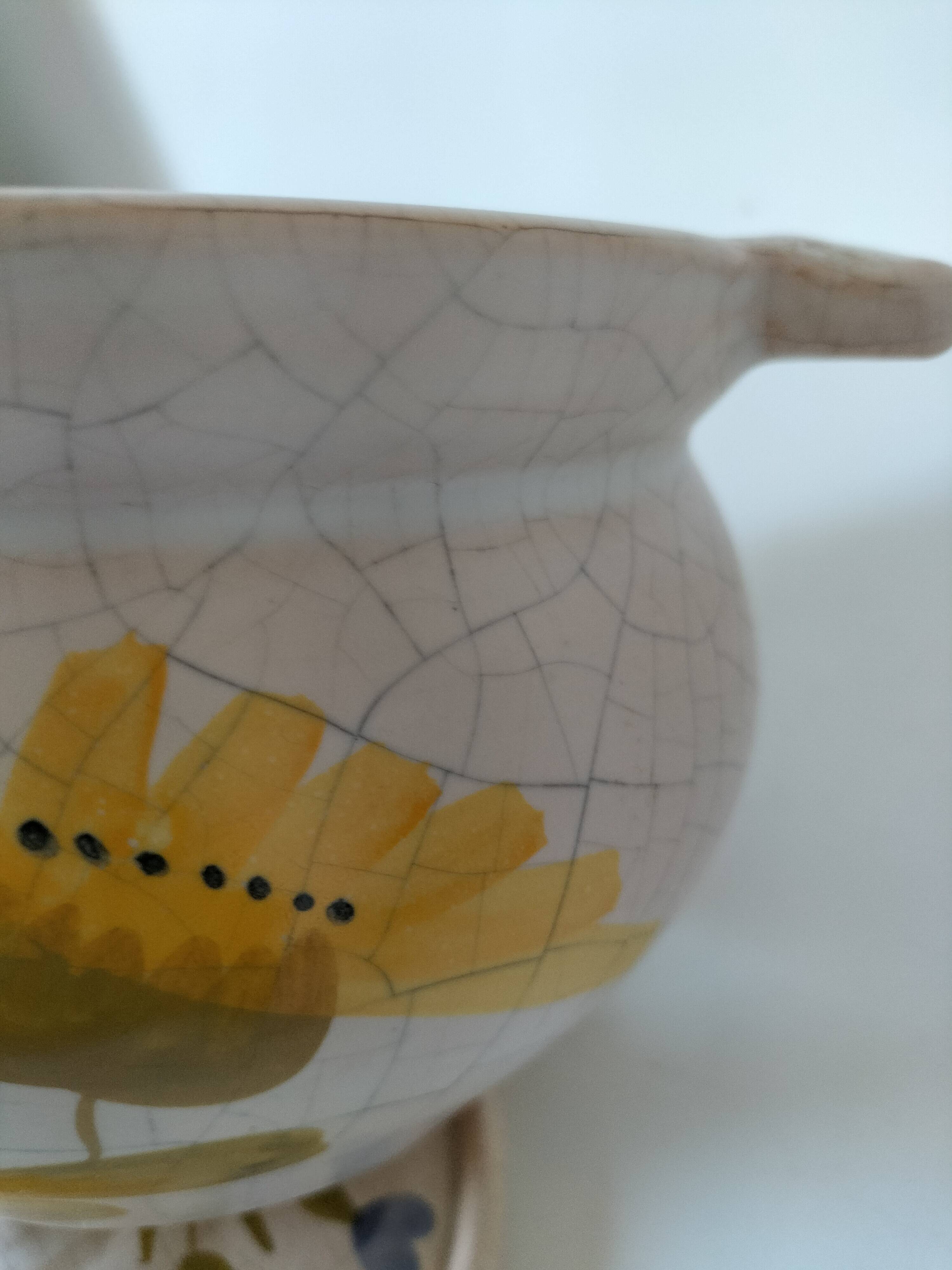 Covered pot Poteries du Marais - Rare country decor