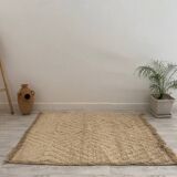 Handmade wool Berber rug 122 x 159 CM