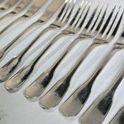 87-piece household cutlery set from Christofle, Versailles model, in metal.