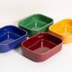Set of four ceramic bowls from the mid-century, Italy, 1970s.