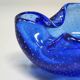 1960s Mid-century Ashtray or Catchall in Bullicante Murano Glass by Flavio