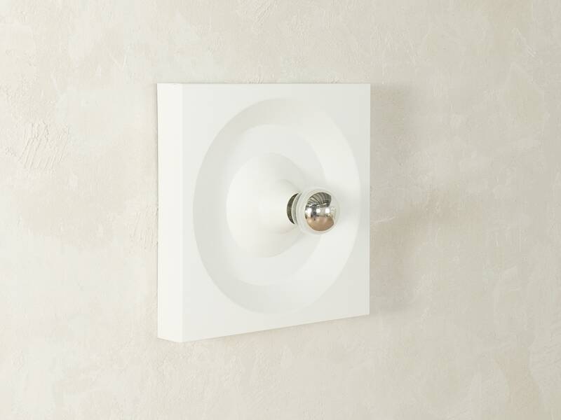 Kaiser Leuchten | Klaus Hempel – Minimalist Space Age wall and ceiling lamp, 1970s