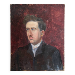 Peinture ancienne huile - sombre