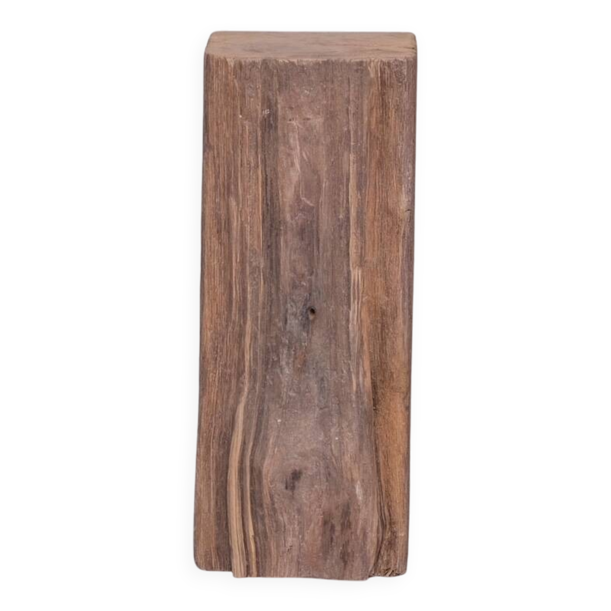 Vintage Wooden Tree Trunk Pedestal Display Stand