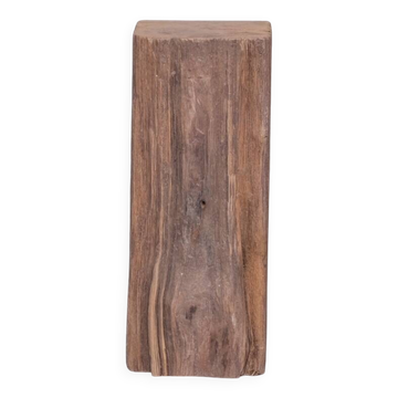 Colonne en forme de tronc d'arbre en bois vintage