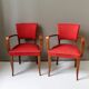 Paire de fauteuils bridge des années vintage