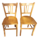paire de chaises bistrot style Luterma