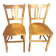 paire de chaises bistrot style Luterma