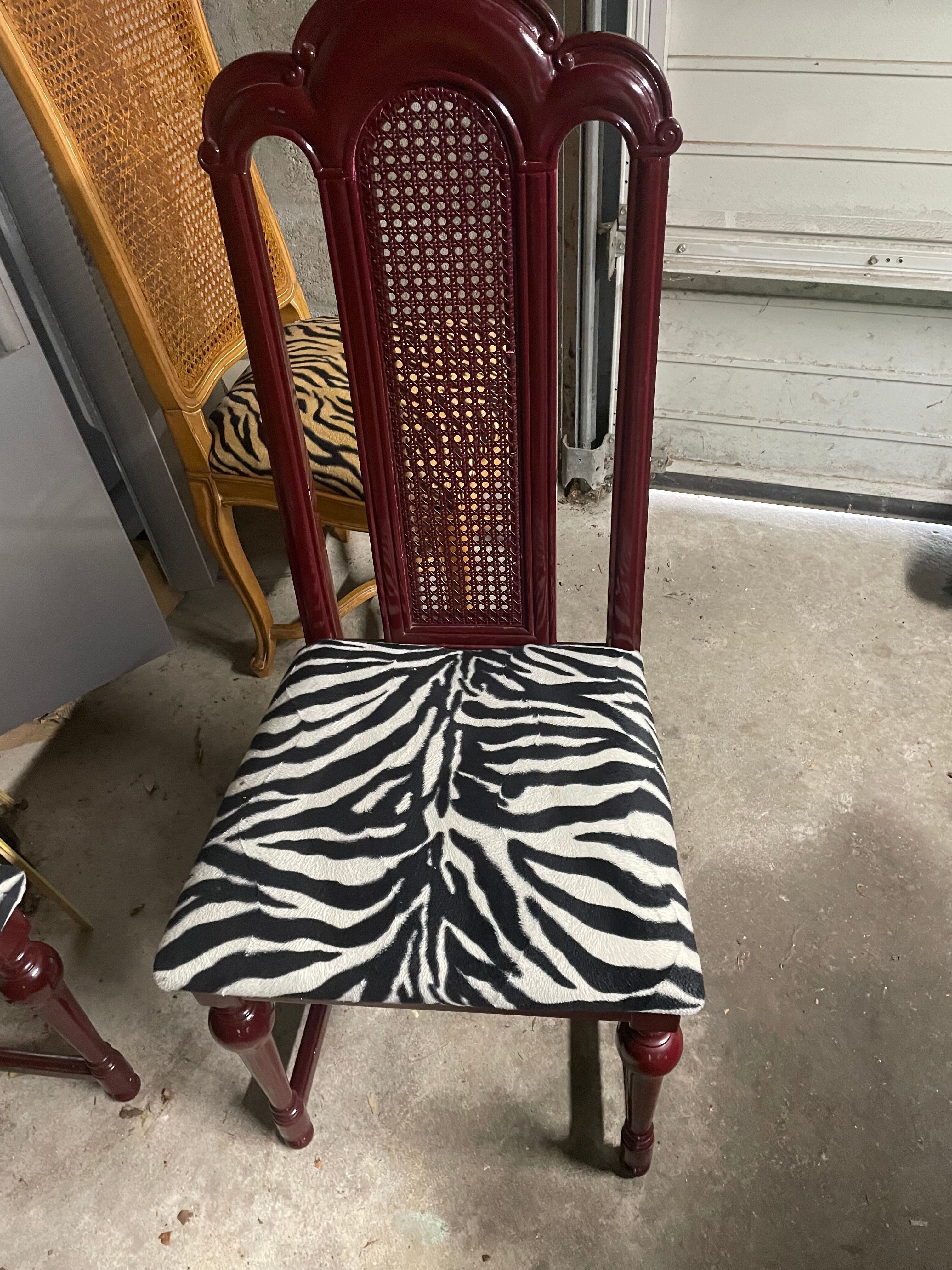 4 chaises, années 80