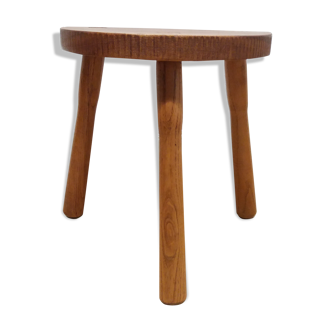 Tripod cowhide stool