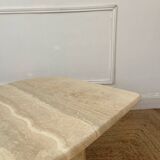 Vintage travertine coffee table