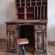 Bureau tri postal en bois