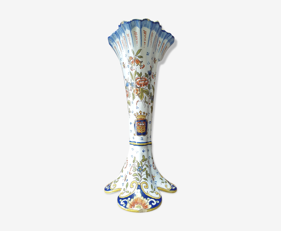 Desvres earthenware vase | Selency