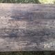 Antique Louis XV paneled table with 3 front drawers in solid cherry wood
