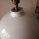 Limoges porcelain ball lamp base from the 60s and 70s
