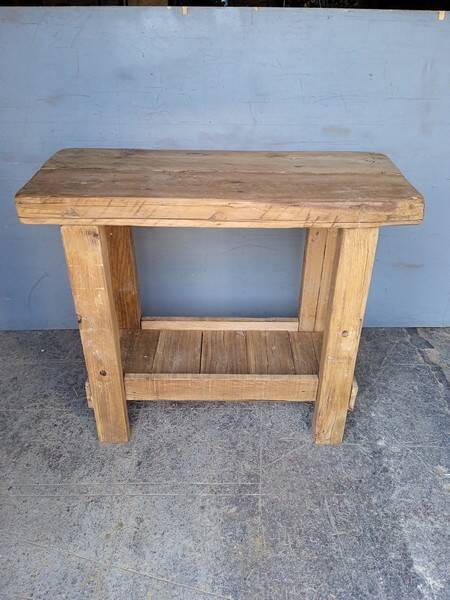 Workbench 100cm old solid wood