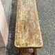 Solid wood bench, French craftsmanship, 102cm