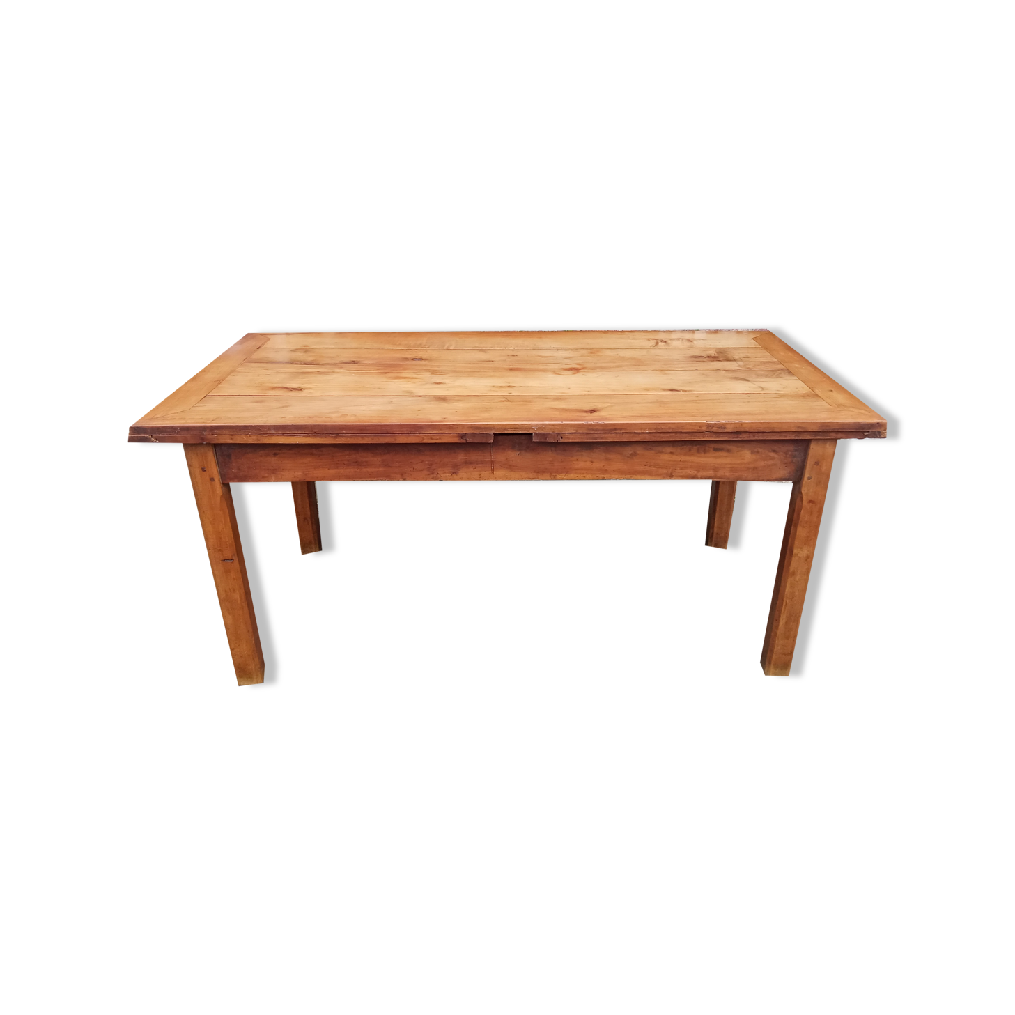 Elm farmhouse table with extensions 6/12 people