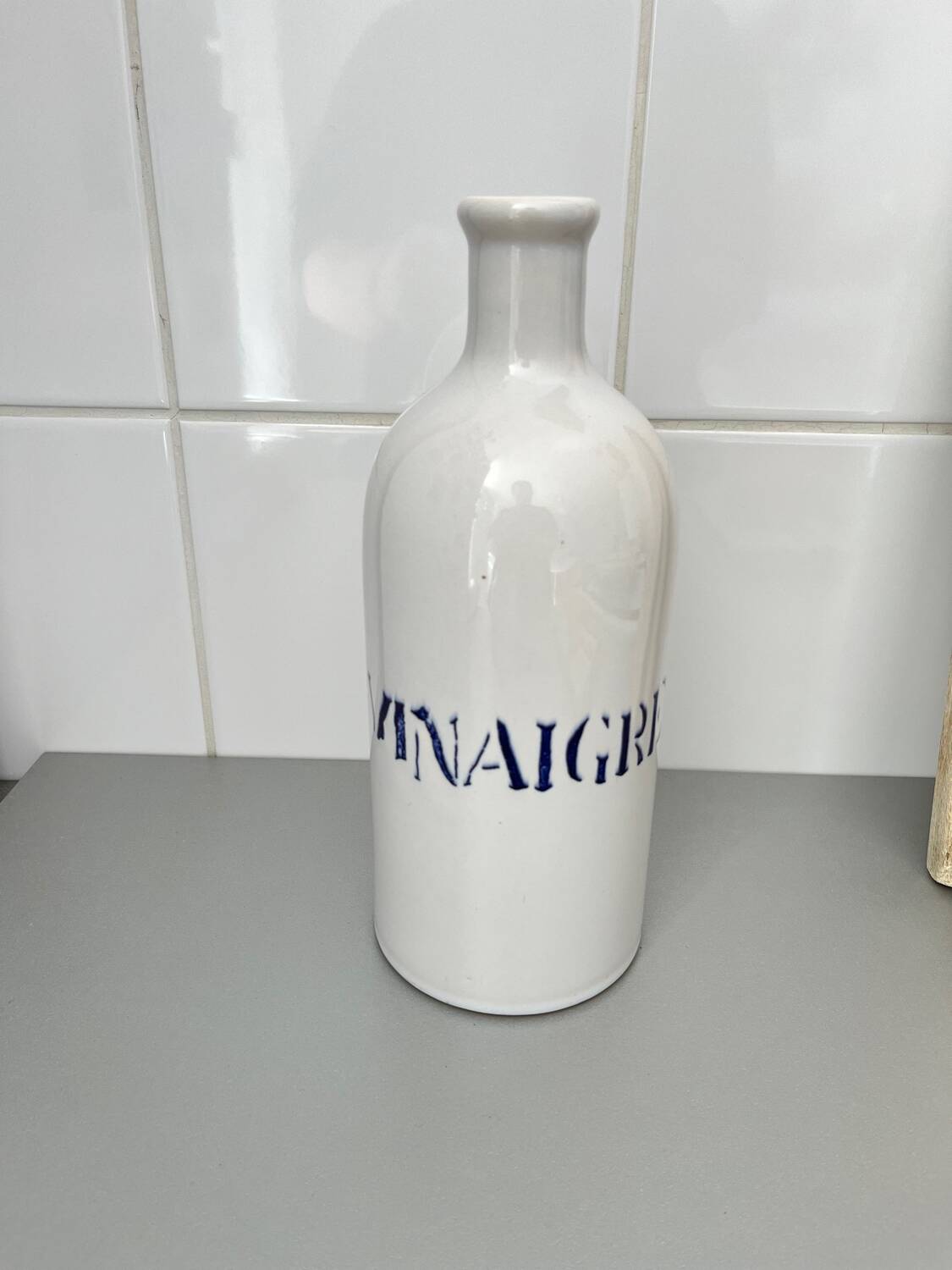 Bouteille « vinaigre » céramique Charolles