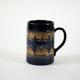 Ceramic beer mug, Danish design, 1970s, made in Denmark