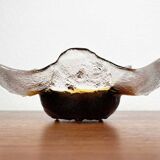 Mid-century Finnish glass bowl by Pertti Santalahti for Humppila, 1960s, set of 2.