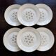 6 vintage flat plates in Lunéville earthenware – Christine model